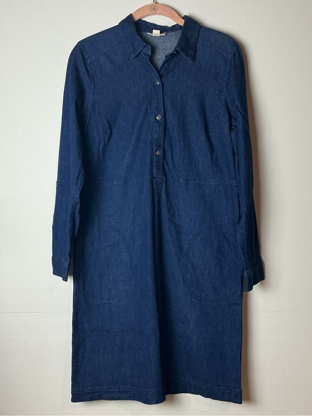 J. Jill Denim Long Sleeve Dress Size XS